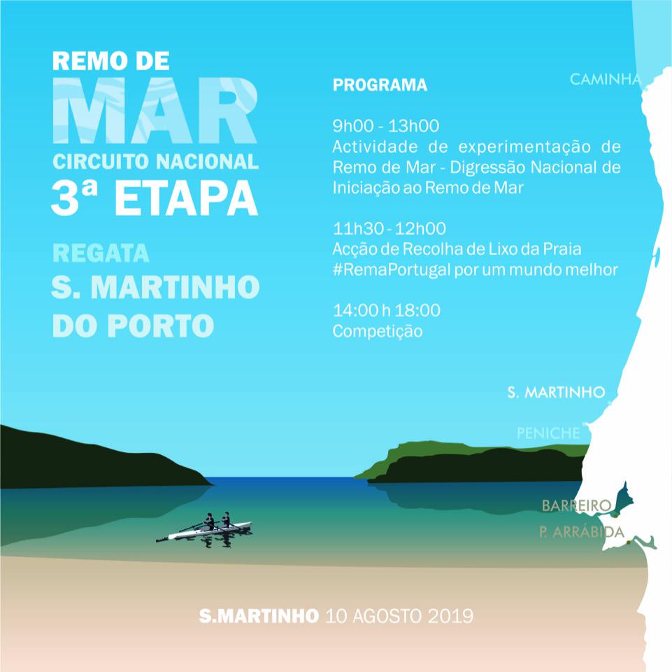 3ª Etapa do Circuito Nacional de Remo de Mar - S. Martinho do Porto